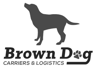 brown dog carriers & logistics logo